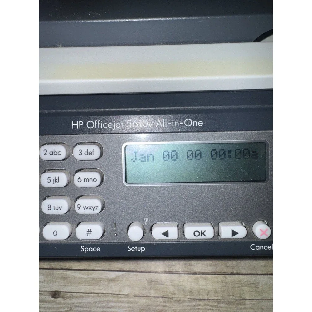 HP OfficeJet  5610 Color All-in-One Inkjet Printer/Copier/Scanner With Cords